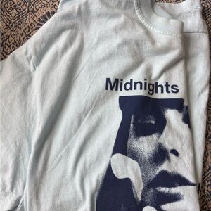 Midnights Graphic Men's Shirt - Light Blue